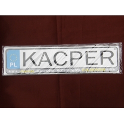 KACPER - TABLICZKA